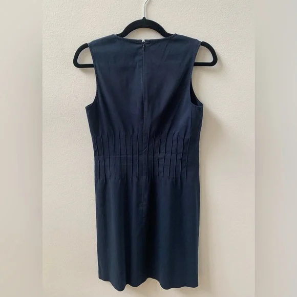 SZ 2 Theory Navy Blue Sleeveless Dress - Picture 2 of 5